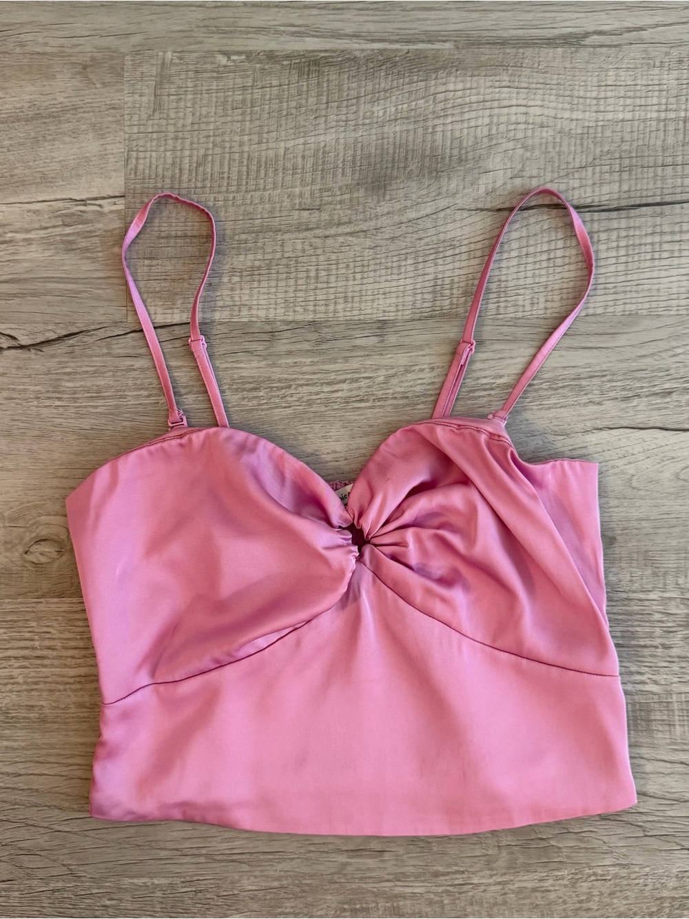 Abercrombie & Fitch Pink Removable Strap Blouse